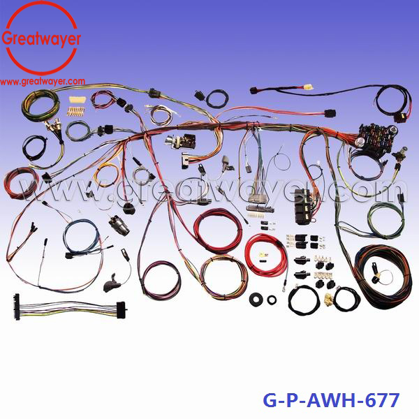 automotive kit wiring harnesses for engine