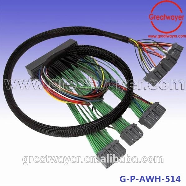 Customize 76 Pins Connector Dashboard Wire Harness