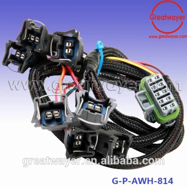 10 Way PET Mesh LS Injector Wire Harness