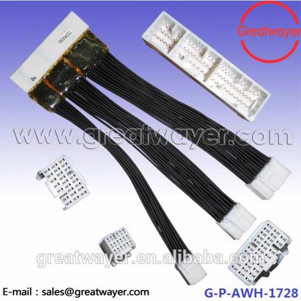 72 Pin Socket TE 353830-5 Adapter Mazda Dashboard Wire Harness